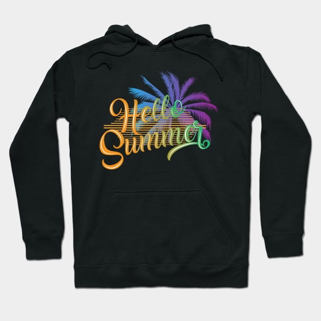 Hello Summer Hoodie by Photomisak72